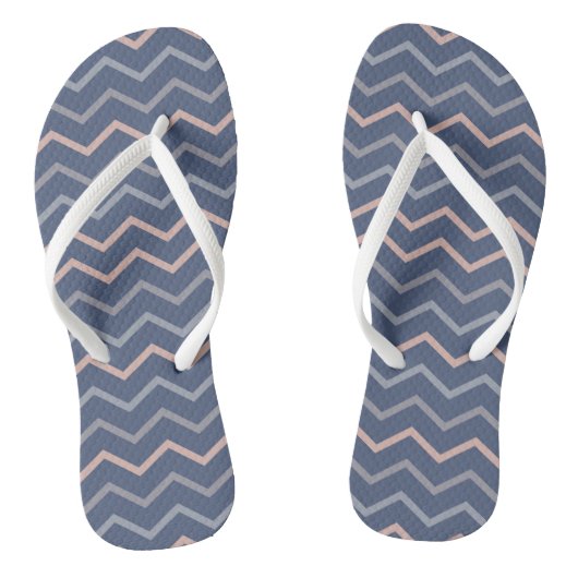 Pastel Chevron Teenslippers (Voetbed)