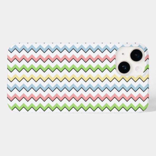 Pastel Chevron van Shirley Taylor Case-Mate iPhone Case (Achterkant (horizontaal))