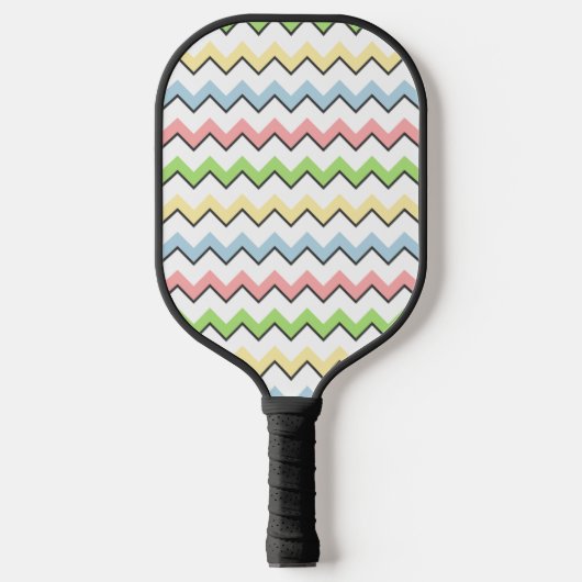 Pastel Chevron van Shirley Taylor Pickleball Paddle (Voorkant)