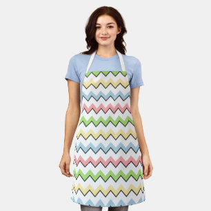 Pastel Chevron van Shirley Taylor Schort