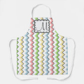 Pastel Chevron with Monogram by Shirley Taylor Schort (Voorkant)