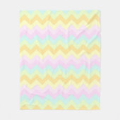 Pastel Chevrons Fleece Deken (Voorkant)