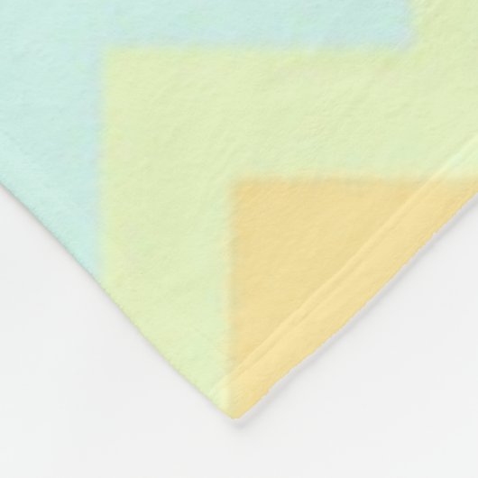 Pastel Chevrons Fleece Deken (Hoek)