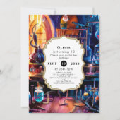 Pastel Children's Magic Scientist Verjaardag Kaart (Voorkant)