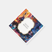 Pastel Children's Magic Scientist Verjaardag Servet (Hoek)