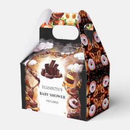 Pastel Chocolade Baby shower Bedankdoosjes
