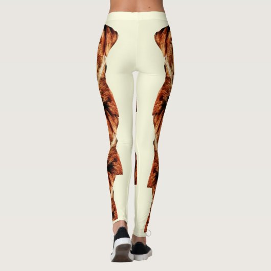 Pastel Chocolate Lab-Leggings Leggings (Achterkant)