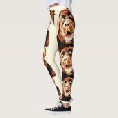 Pastel Chocolate Lab-Leggings Leggings (Links)