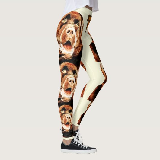 Pastel Chocolate Lab-Leggings Leggings (Rechts)
