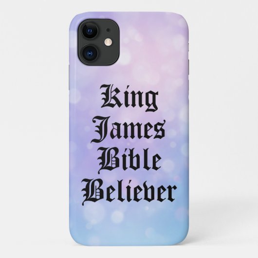 Pastel Christelijk Faith King James Bijbelgelovige Case-Mate iPhone Case (Achterkant)