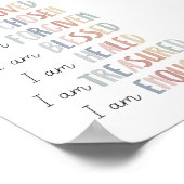 Pastel Christelijk kinder bevestiging poster (Hoek)