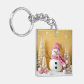 Pastel Christmas - Acrylic Keychain (Voorkant Links)
