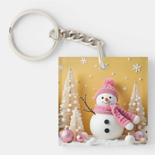 Pastel Christmas - Acrylic Keychain (Voorkant)