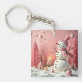 Pastel Christmas - Acrylic Keychain (Voorkant)
