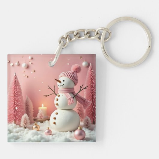 Pastel Christmas - Acrylic Keychain (Achterkant)