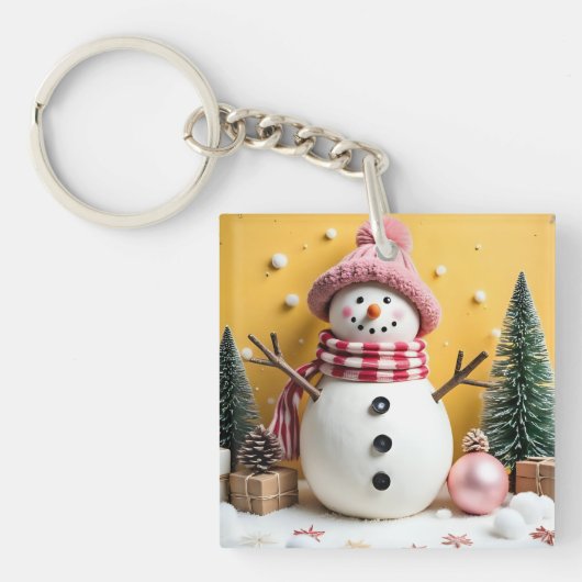 Pastel Christmas - Acrylic Keychain (voorkant)