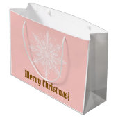 Pastel Christmas Australian Shepherd Krans Groot Cadeauzakje (Achterkant Gekanteld)