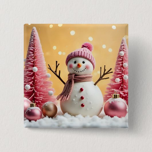 Pastel Christmas - Button (Voorkant)