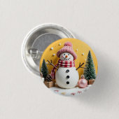 Pastel Christmas - Button (Voorkant /achterkant)