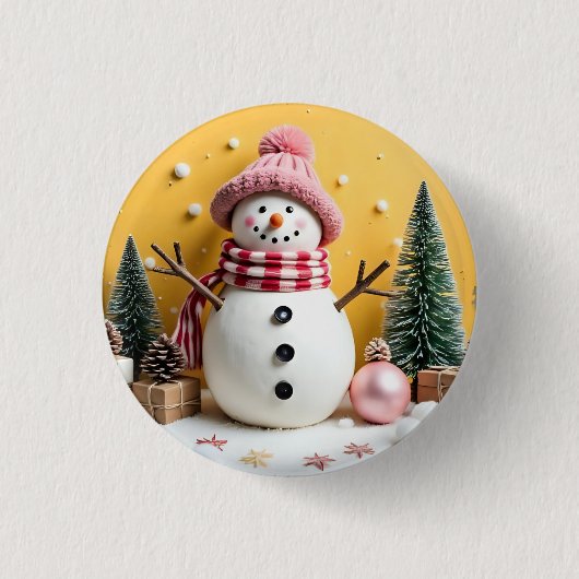 Pastel Christmas - Button (Voorkant)