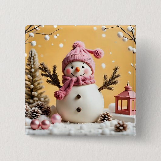 Pastel Christmas - Button (Voorkant)