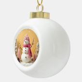 Pastel Christmas - Ceramic Ball Ornament (Rechts)