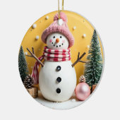 Pastel Christmas - Ceramic Ornament (Links)