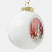 Pastel Christmas - Ceramic Ornament (Links)
