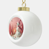 Pastel Christmas - Ceramic Ornament (Rechts)