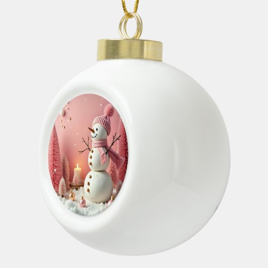 Pastel Christmas - Ceramic Ornament (Rechts)