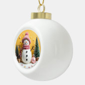 Pastel Christmas - Ceramic Ornament  (Rechts)