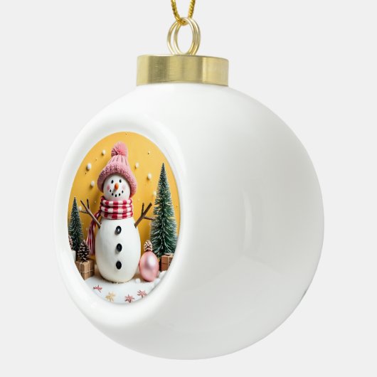 Pastel Christmas - Ceramic Ornament  (Rechts)