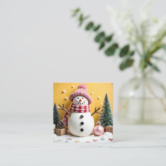 Pastel Christmas - Enclosure Card  Informatiekaartje (Staand voorkant)