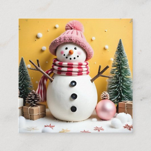 Pastel Christmas - Enclosure Card  Informatiekaartje (Voorkant)