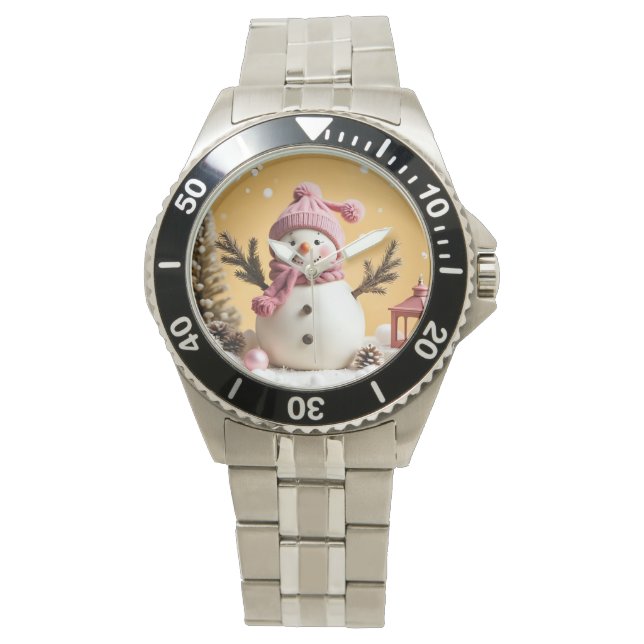 Pastel Christmas - eWatch Watch  Horloge (Voorkant)