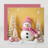 Pastel Christmas - Flat Card  (Voorkant / Achterkant)