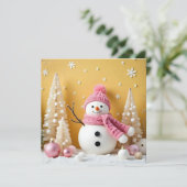 Pastel Christmas - Flat Card  (Staand voorkant)