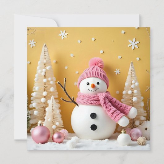 Pastel Christmas - Flat Card  (Voorkant)