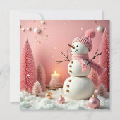Pastel Christmas - Flat Greeting Card Kaart (Voorkant)