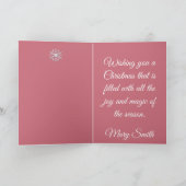 Pastel Christmas - Folded Greeting Card  Kaart (Binnen)