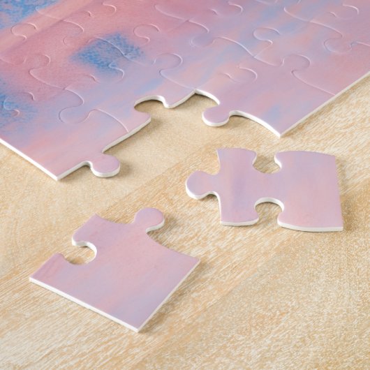 Pastel Christmas in Paris Legpuzzel (Zijkant)