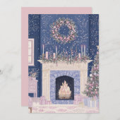 Pastel Christmas Kaart (Voorkant / Achterkant)