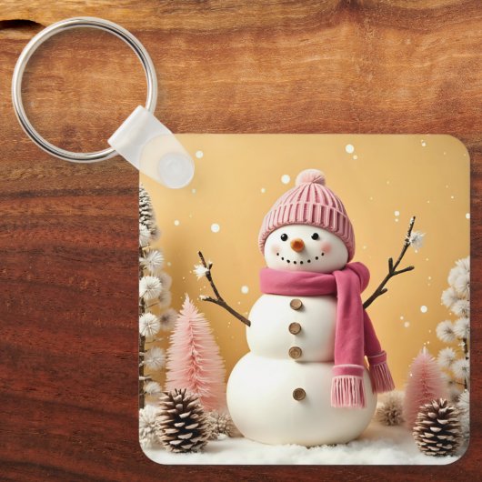Pastel Christmas - Keychain  (Voorkant)