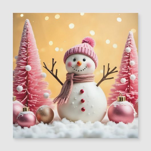 Pastel Christmas - Magnetic Card  (Voorkant)