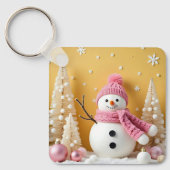 Pastel Christmas - Metal Keychain (Voorkant)