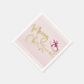 Pastel Christmas Napkins – Cocktail Napkin Set Servet (Hoek)