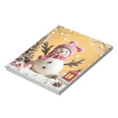 Pastel Christmas - Note Pad  Notitieblok (Linkerzijde)