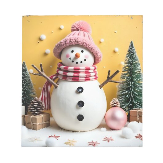 Pastel Christmas - Note Pad Notitieblok (Voorkant)