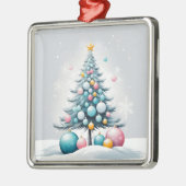 Pastel Christmas | Oversized blauw roze Ornamenten (Links)