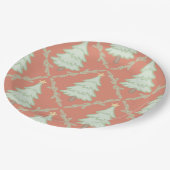 🎄 Pastel Christmas Party Paper Plates ✨ Papieren Bordje (Gekanteld)